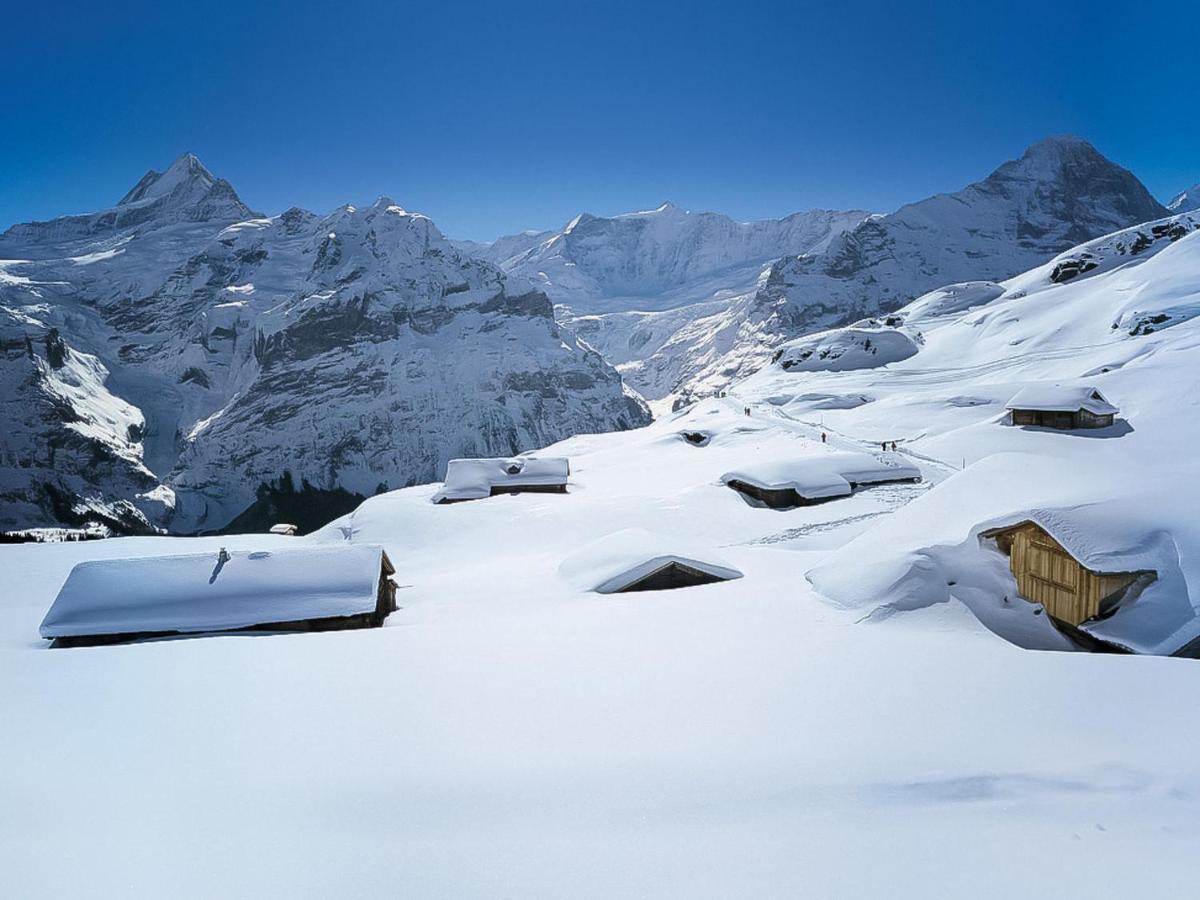 Apartment Chalet Abendrot Apartments-7 By Interhome Grindelwald Exterior photo